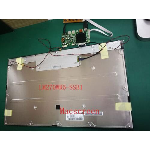 27" 4K New original LM270WR5 SSD1 SS D1 B1 4-side borderless LCD Screen Panel For DIY HD display
