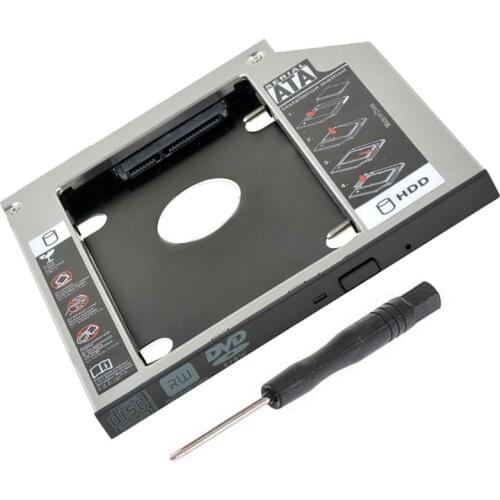 NEW 9.5mm SATA 2nd SSD HDD Caddy for Hp Pavilion 14 15 17 Zbook 15 17 laptop Hard Disk Drive Caddy