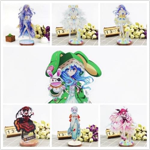 Anime Date A Live Acrylic Stand Figure Tokisaki Kurumi Yatogami Tohka Kotori Itsuka Yoshino Decoration Collection Model Toy Gift