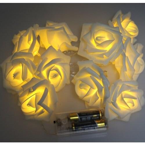 Holiday Rose led string lights christmas wedding home party led light waterproof outdoor decoration light