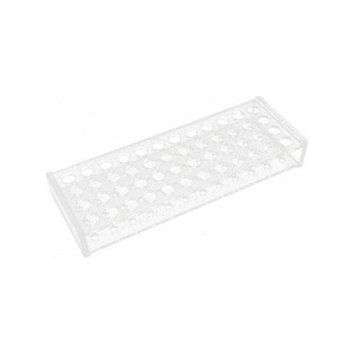 Clear Plastic 48 Holes Test Tubing Rack Holder for 1.5ML Centrifuge Tube