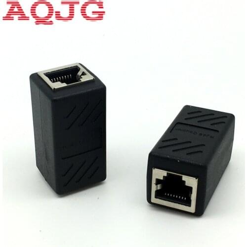 Wholesale RJ45 Female to Female Network Ethernet LAN Connector Adapter Coupler Extender