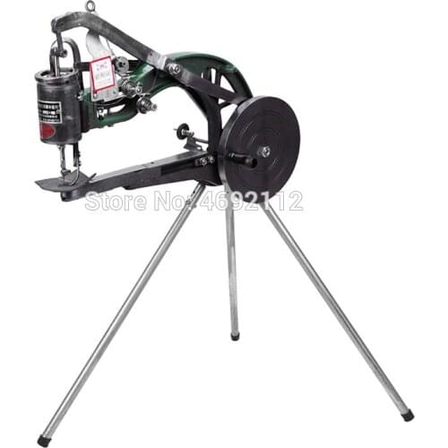 Manual Shoe Sewing Machine Dual Cotton Nylon Line Leather Cobbler Repair Shoe Making Sewing-Machine