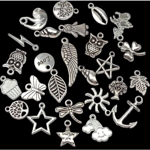 Make DIY Bracelets Charms, Bracelets and Other Festive Christmas, Birthday Gifts and Jewelry Pendants Charms Wear Accessories