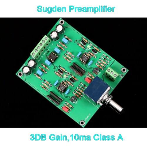 Assembled HiFi Preamplifier Preamp Refer SUGDEN SDA-1 DAC For Amplifier Fully Current Circuit Twin-Mosfet Class A 10MA