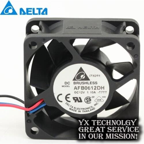 For Delta AFB0612DH 6025 60*60*25MM 6cm 60mm 12V 1.1A three-speed cooling fan