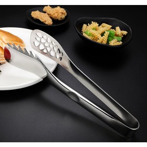High quality kitchen supplies food tongs bread clip steak clip tool accessories easy to clean 304 stainless steel