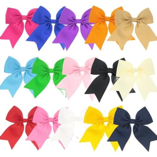1PCS Colorful 9CM Lucky Clover Handmade Creative Design Hair Bow Best Party Dress Up Hairpin for Kids Girls DIY Clip Headwear
