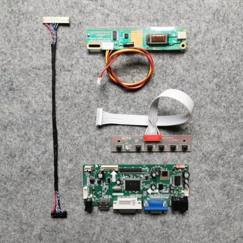 1CCFL 30-Pin LVDS DIY kit 1024*768 LCD drive board VGA DVI For LTN150X6/LTN150XB/LTN150XG/LTN141XA/LTN141XB screen MNT68676