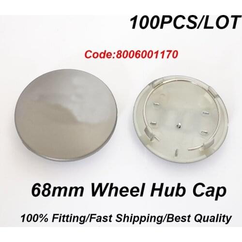 100pcs For A1 A2 A3 A4 A5 A6 A7 A8 Q1 Q3 Q5 Q7 TT R8 Car Wheel Center Hub Caps Badge Emblem Sticker Decal Wheel Dust-proof cover
