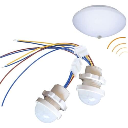 110v 220v Infrared Light Motion Sensor Switch Home corridor stairs Lighting PIR Switch LED Automatic Sensitive Night Lamp