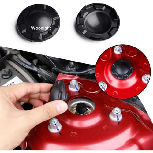 Wooeight 2Pcs ABS Shock Absorber Cover Dust Cap Decorative For Mazda 3 6 2016 2017 CX5 2016-2018 CX-5 CX-9 2017