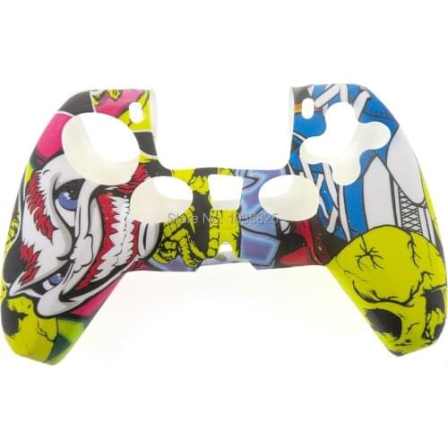 20pcs Colorful Non-slip Sleeve Cover for PlayStation 5 hydrographics silicone protection case for ps5 controller
