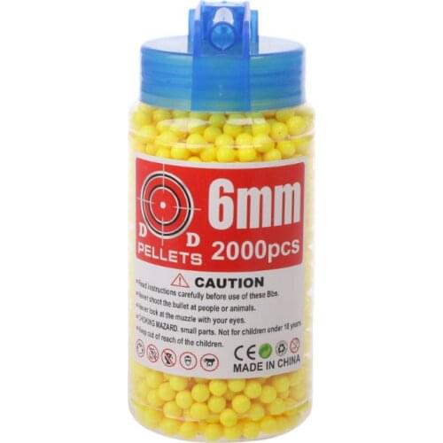 2000PCS 6mm Bb Paintball With Box Toy Gun Hard Plastic Figure Ball BB Gunner Shotgun Bullets Pistol Sniper Bullet Q6PD