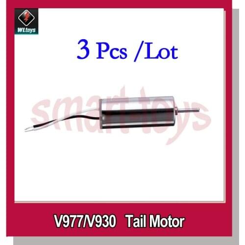 3Pcs Original V966-023 Tail Motor V977-012 tail motor for Wltoys V966 V988 V977 V930 RC Helicopter Spare Parts