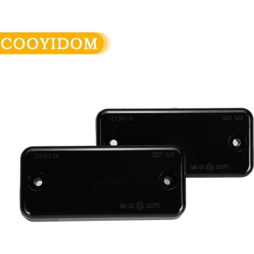 6/2PCS Dynamic LED Side Marker Lights Flowing Turn Signal Light Side Repeater Lamp For Peugeot Boxer VOLVO MAN For Citroen Relay