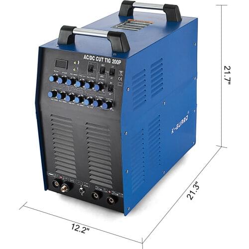 Automated Welding 4In1 Ultrasonic Welder AC/DC TIG 200A Aluminium Pulse And Plasma Cutter HF Inverter MMA Arc