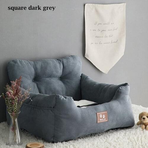 Pet Bed Cute Little Point Travel Car Vehicle Pet Seat Cover Dog Soft Nest Pet Vehicle Bag Seat Cover Sofa Outdoor Travel Dog Bed