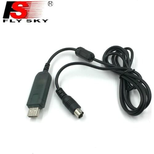 FLYSKY FS-CT6B FS-i6 FS-T6 Transmitter Firmware Update Data Cable USB Download Line RC Helicopter Multirotor FPV Racing Drone