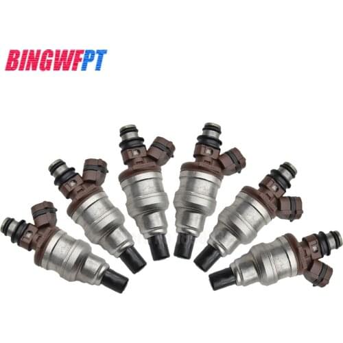 6PCS Auto Part Fuel Injectors For 89-95 Toyota 4Runner Pickup 3VZE 3.0L V6 23250-65020 CSL2017
