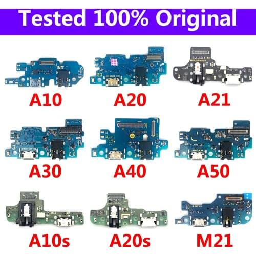 Tested 100% Original For Samsung A40 A405F USB Port Charger Dock Plug Connector Charging Board FLex Cable Mic Microphone Board