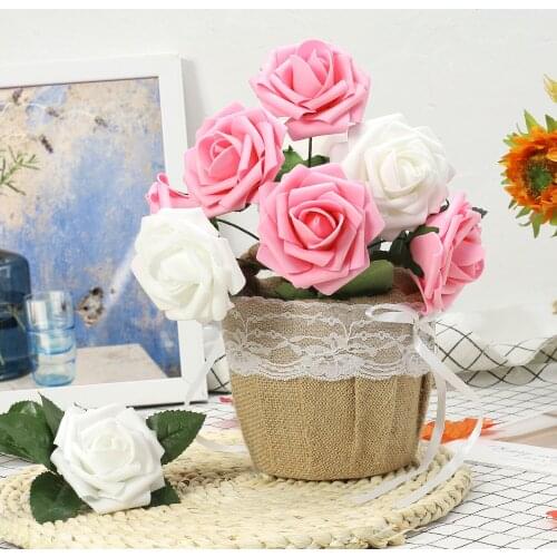 30PC artificial foam flower fragrance sheet holiday decoration, party, wedding home decoration, carton packaging