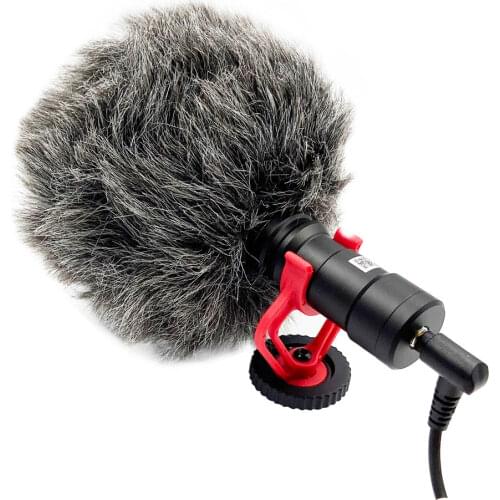 Microphone Cardioid Shotgun for iPhone Android Smartphone Canon Nikon Sony DSLR Camera Consumer Camcorder PC Mic