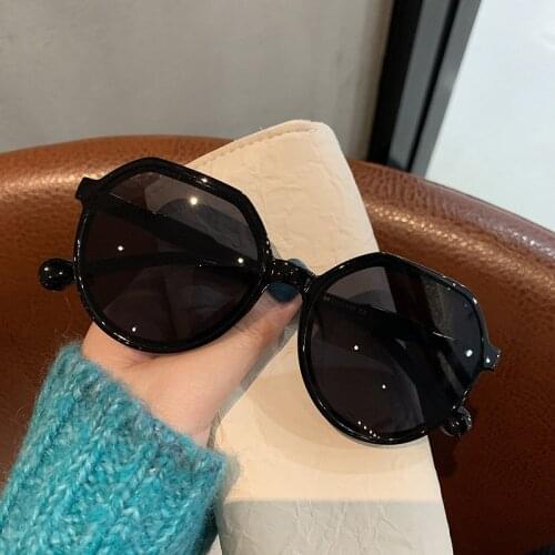 Classic Fashion Women Sunglasses Square 2021 New Trendy Mirror Brand Design Men Sun Glasses Frame Polygon Plastic Uv400