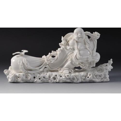 Collection of Fu Man Qiankun Maitreya Buddha Buddhist business opening housewarming gifts Maitreya Buddha Bodhisattva high-grade