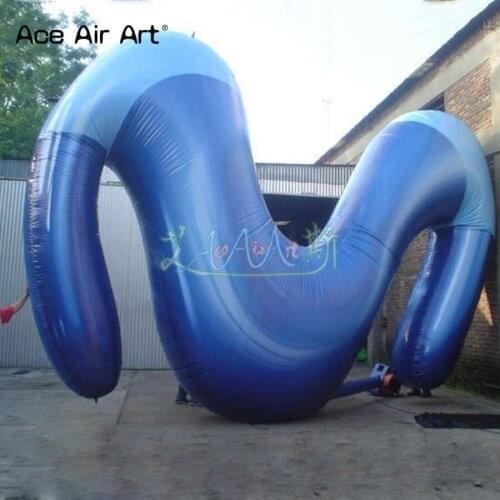 Beautiful design inflatable M letter model,M replica for moviestar concert decoration