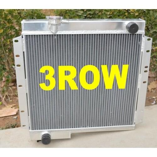 NEW 3 core 62mm aluminum radiator for TOYOTA landcruiser 42 BJ40 BJ42 Land Cruiser