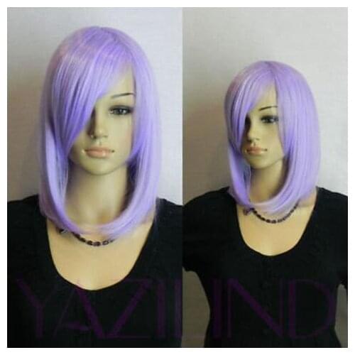 Shun &Wholesale&>> vocaloid new arrival short purple party cosplay full women wig