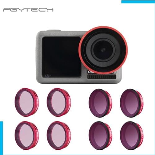 PGYTECH Osmo Action ND ND-PL Lens Filters Set Neutral Density NDPL Lens Filter Set for DJI Osmo Action