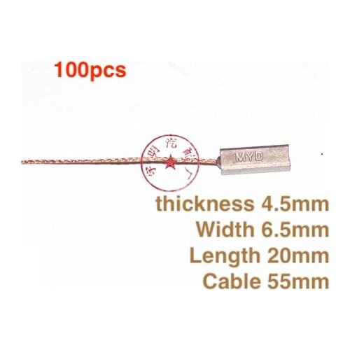 100pcs for Valeo Halla car generator carbon brush electric brush 4.5*6.5*20mm high copper resistance