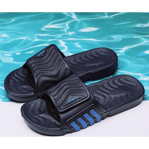 Summer Men Slippers Indoor Slides Home Slippers Loafers Outdoor Massage Clogs Garden Shoes Male Beach Sandals Flip Flops Mules