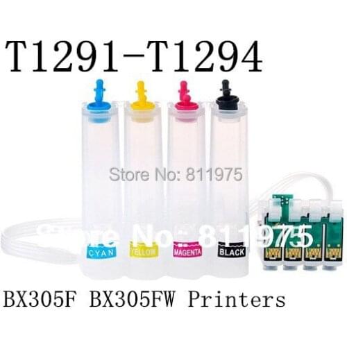 CISS T1281 continuous ink supply system For Epson Stylus S22 SX125 SX130 SX230 SX235W SX420W SX425W SX430W SX435W Printers