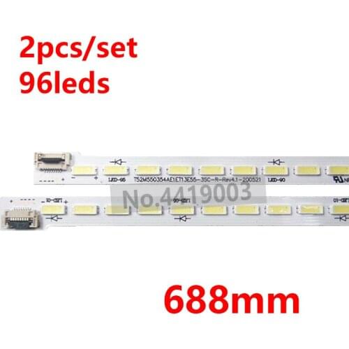 LED backlight strip for Toshiba 67-H96910-1A0 T52M550354AE1ET13 55L3300CS