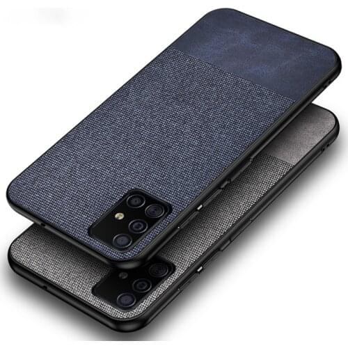 Fabric Case For OPPO Realme Narzo 30 5G 30A Phone Cover Silicone Frame Cloth Hard PC Back Protective Case For Narzo 30A
