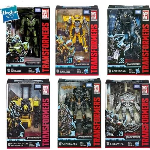 Hasbro Transformers Studio series SS26 WORLD War II Rhubarb 27 Rusting Bumblebee 28 Roadblock SS29 crossgun crankcase Speelgoed