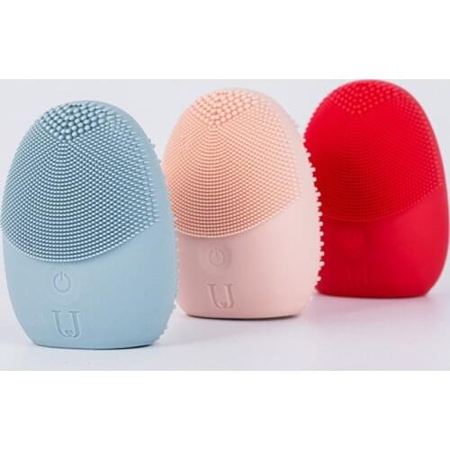 Waterproof Silicone Electric Facial Cleansing Brush Face Washing Machine