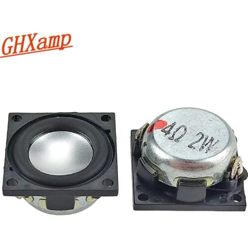 1 inch 23mm Full Range Speaker Unit 4ohm 2W Mini Portable Bluetooth Speaker DIY Neodymium For FM Radio Laptop 2pcs