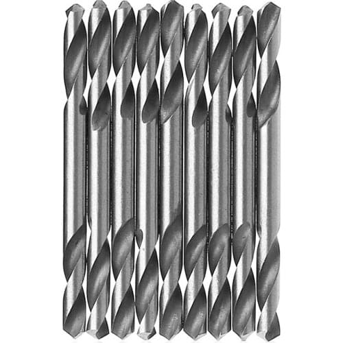 10Pcs 3mm HSS Double Ended Spiral Torsion Drill Tools Drills Set T8WE