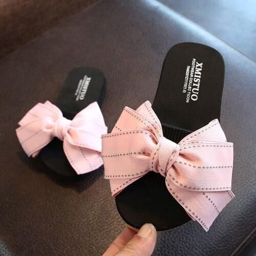 2020 New Fashion Single-strap Slipper Butterfly Flower Womens Parent And Child Sandals Drag Thick Bottomed Non-Slip Slippe