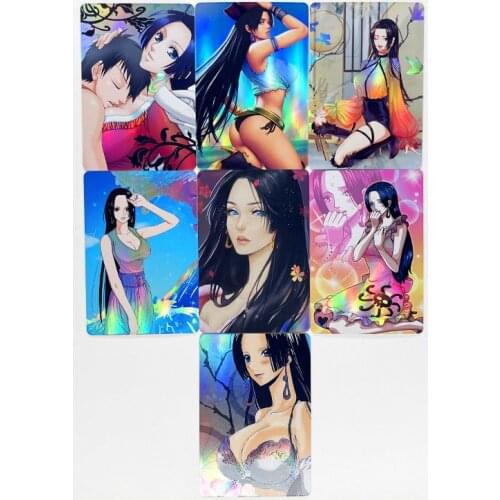 7pcs/set ONE PIECE Boa Hancock ACG Sexy Toys Hobbies Hobby Collectibles Game Collection Anime Cards