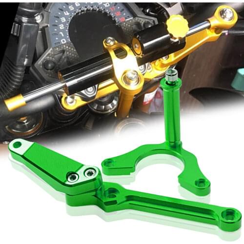 Motorcycle Z900 Accessories CNC Alumimum Steering Stabilize Damper Bracket Support Mount Kit For Kawasaki Z900 Z 900 2017 2018