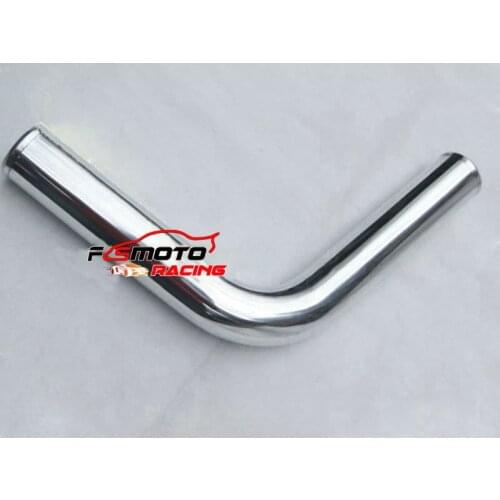 64mm 2.5" inch 75Degree Aluminum Turbo Intercooler Pipe Piping Tube hose 600MM