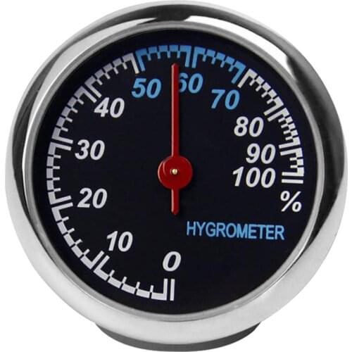Car Thermometer Hygrometer Durable Quartz Clock Decoration for Auto Boat