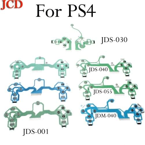 JCD For ps4 controller conductive film flex cable high quality for ps4 joystick repair part JDM-010 011 JDM-030 JDM-040 JDS-055