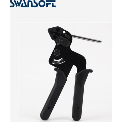 Stainless steel cable tie or strip banding installation tools