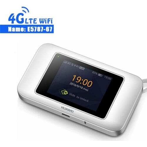 Huawei e5787 E5787Ph-67a LTE Cat6 Mobile WiFi Hotspot 4G Portable Router + 3000mAh Battery + 2pcs Antenna